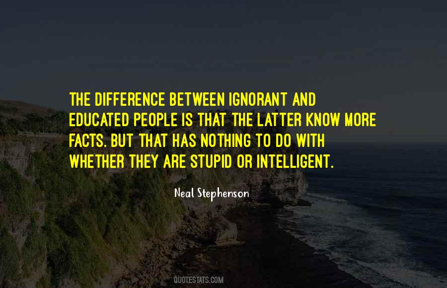 Intelligent And Stupid Quotes #1269382