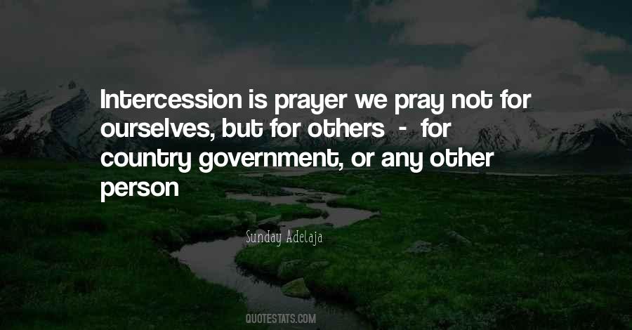 Intercession Prayer Quotes #657541