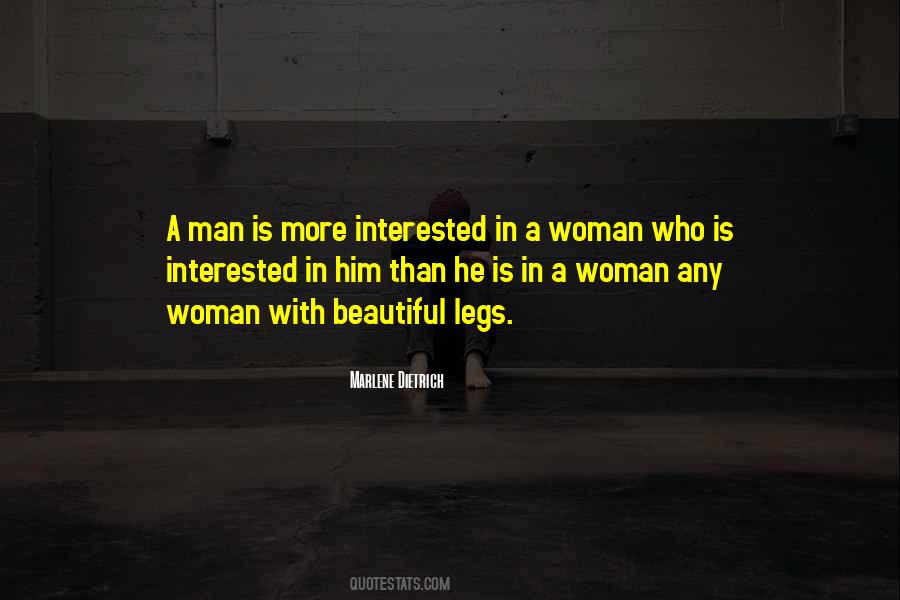 Interested In Him Quotes #651266