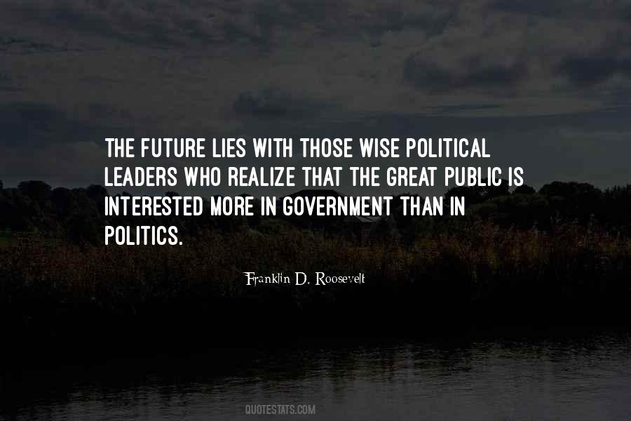 Interested In Politics Quotes #1057657