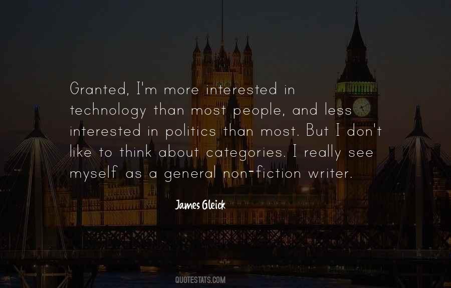 Interested In Politics Quotes #1670453