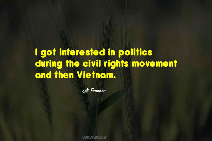 Interested In Politics Quotes #1827898