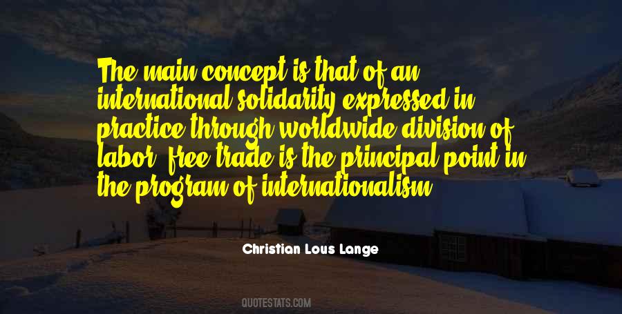 International Free Trade Quotes #1169845