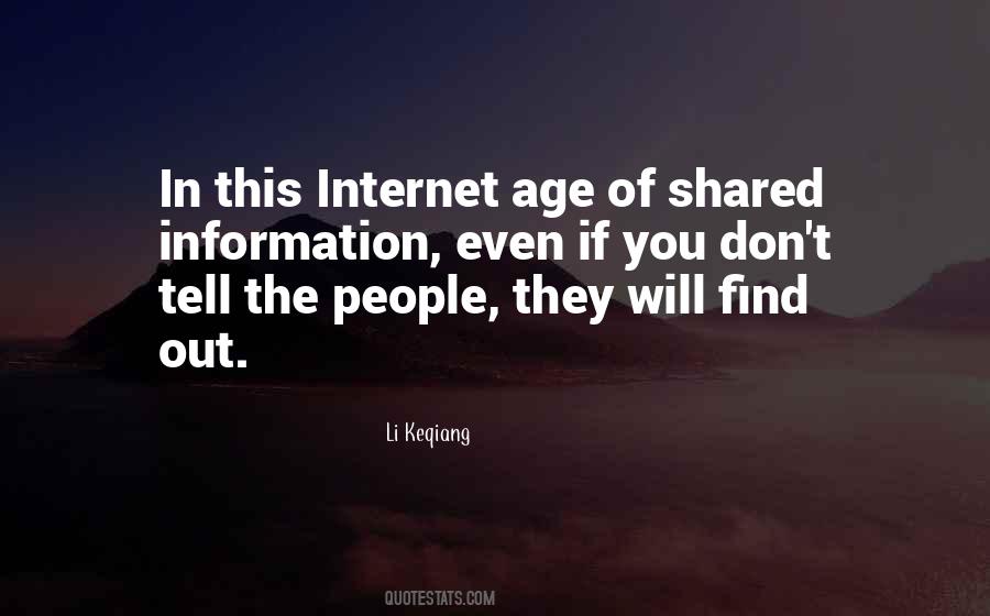 Internet Age Quotes #425130