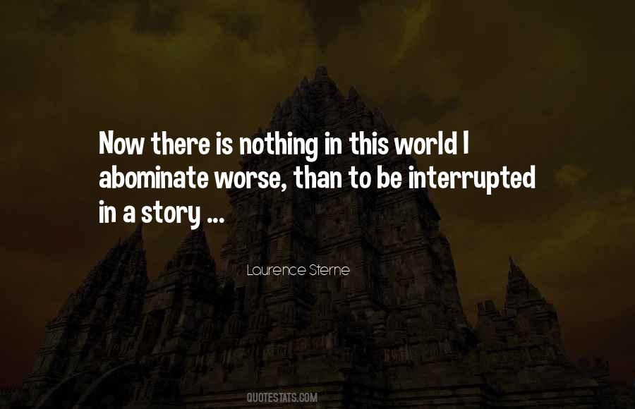 Interrupted Quotes #109589