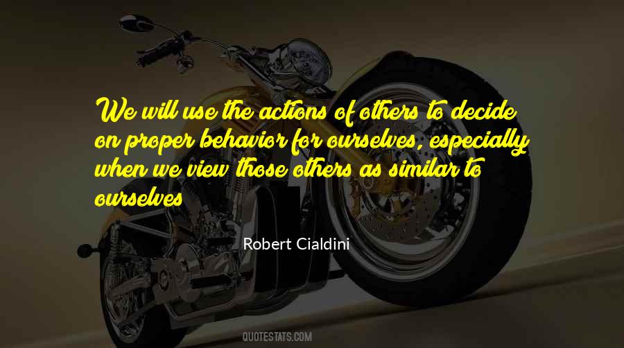 Quotes About The Actions Of Others #92235