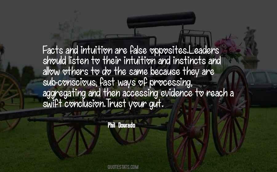 Intuition And Instinct Quotes #1578883