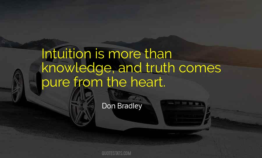 Intuition And Instinct Quotes #1599084