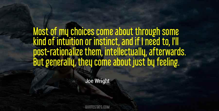 Intuition And Instinct Quotes #468782