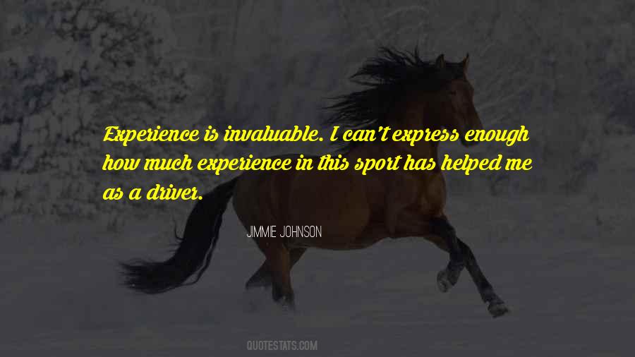 Invaluable Experience Quotes #1640685
