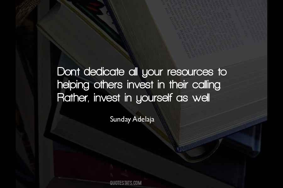 Invest In Others Quotes #740006