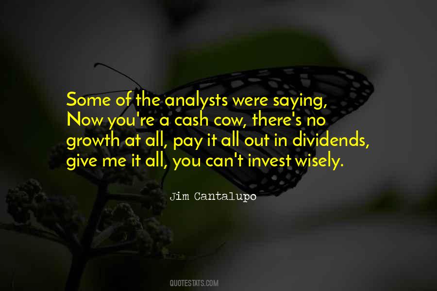Invest Wisely Quotes #1726712