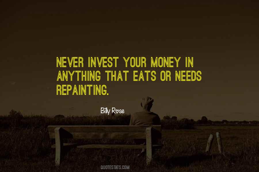 Invest Your Money Quotes #1765877