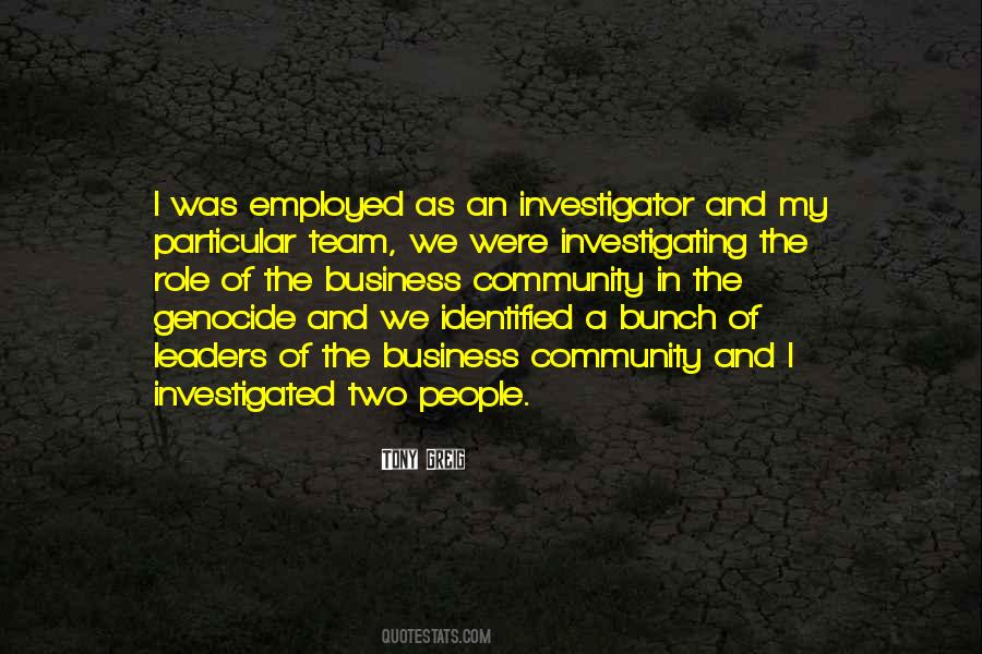 Investigator Quotes #281986