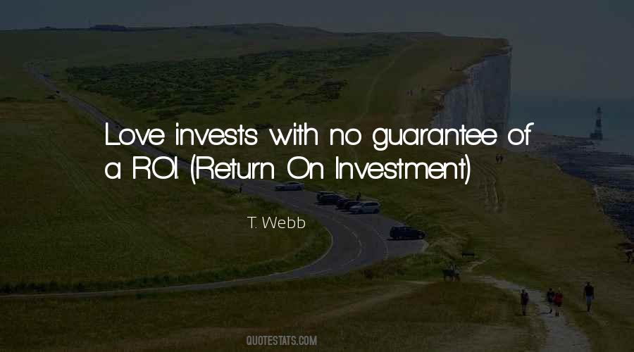 Investment Return Quotes #1569329