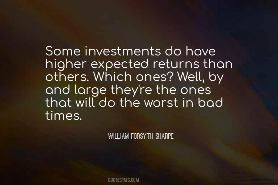 Investment Return Quotes #341457