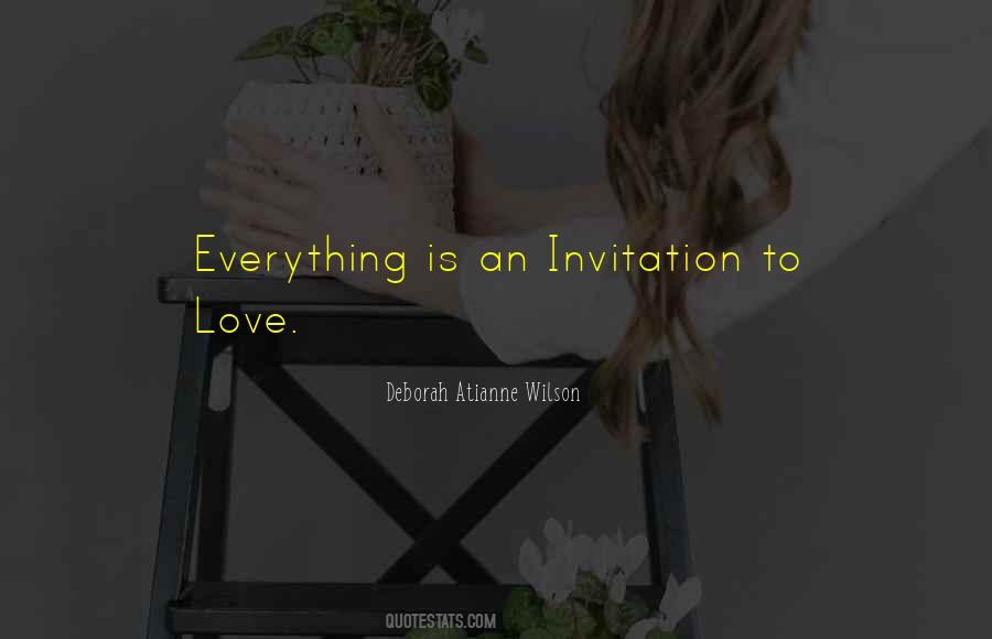 Invitation Quotes #1007991