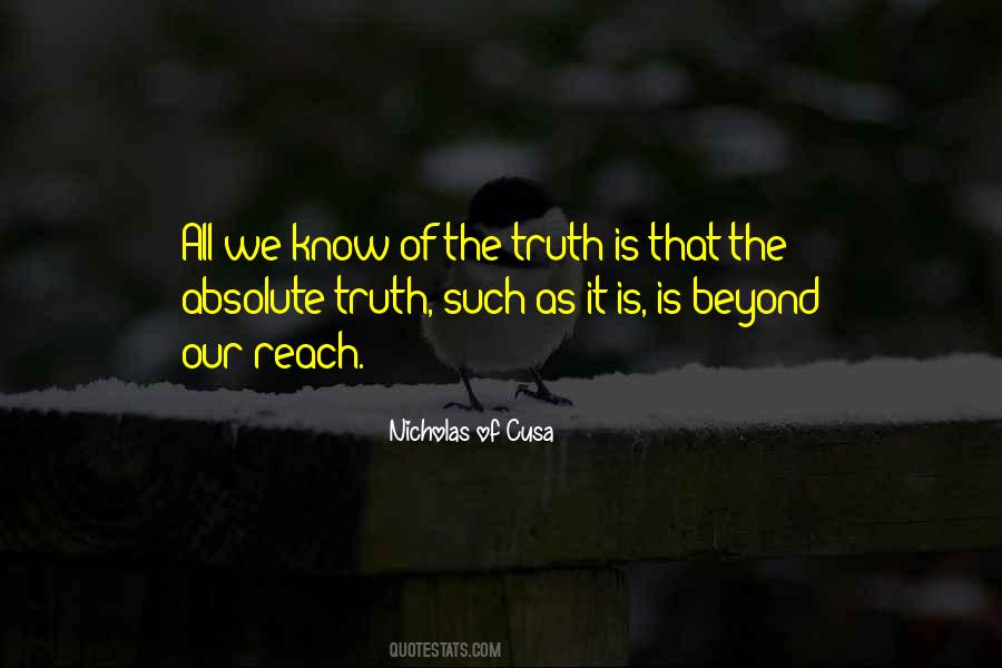 Quotes About The Absolute Truth #184302