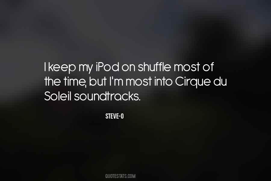 Ipod Shuffle Quotes #1506310