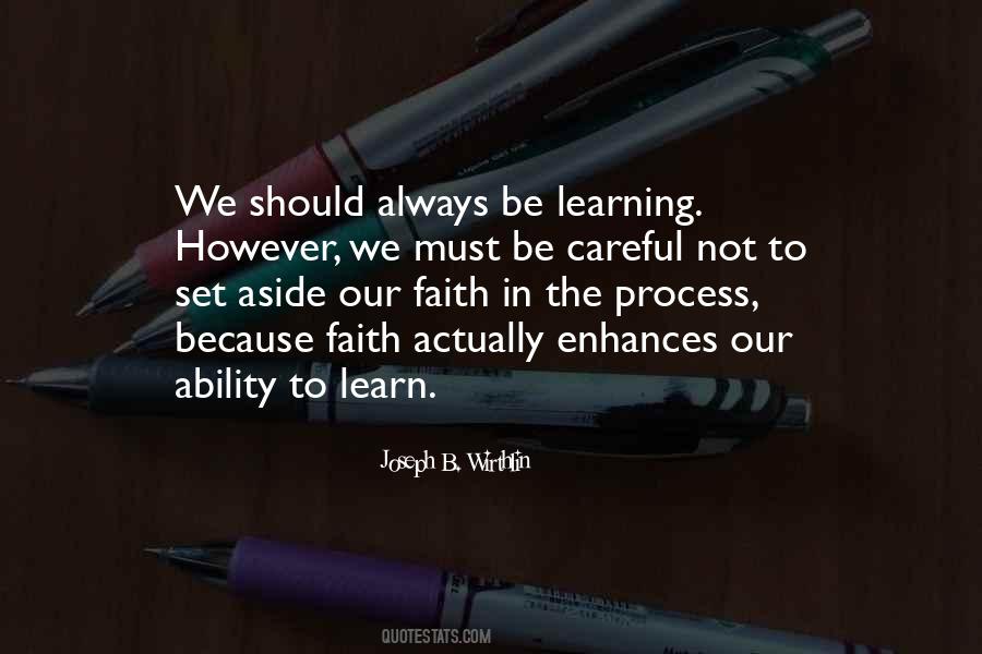 Quotes About The Ability To Learn #1068903