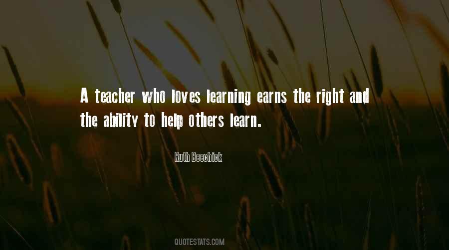 Quotes About The Ability To Learn #281469
