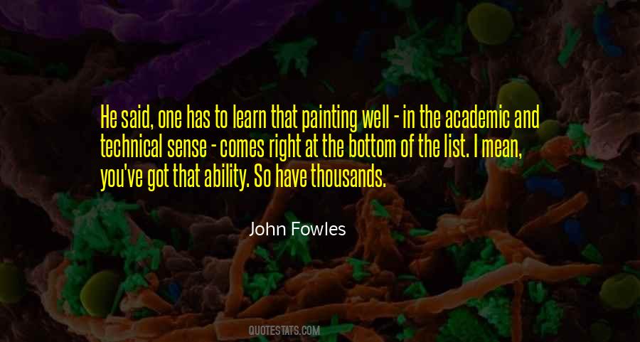 Quotes About The Ability To Learn #417808