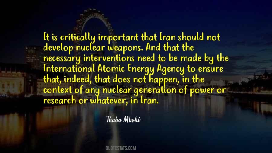 Iran Nuclear Quotes #1069605