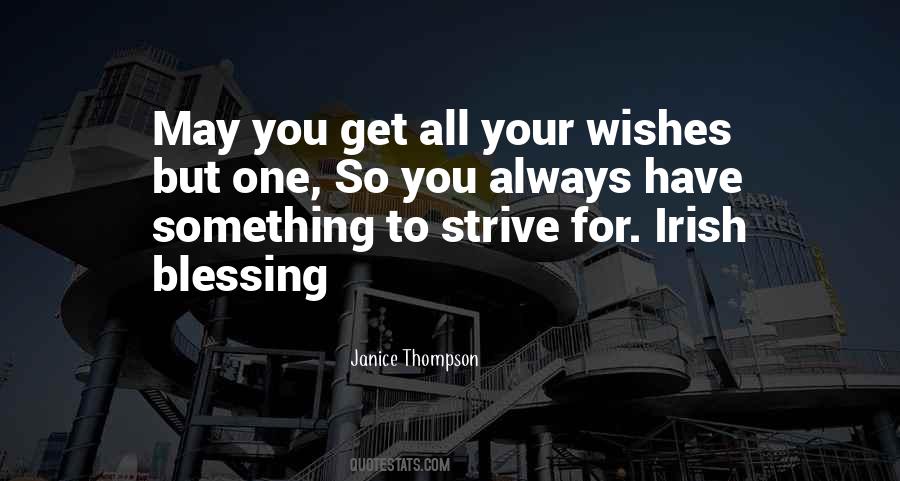 Irish Blessing And Quotes #1369033