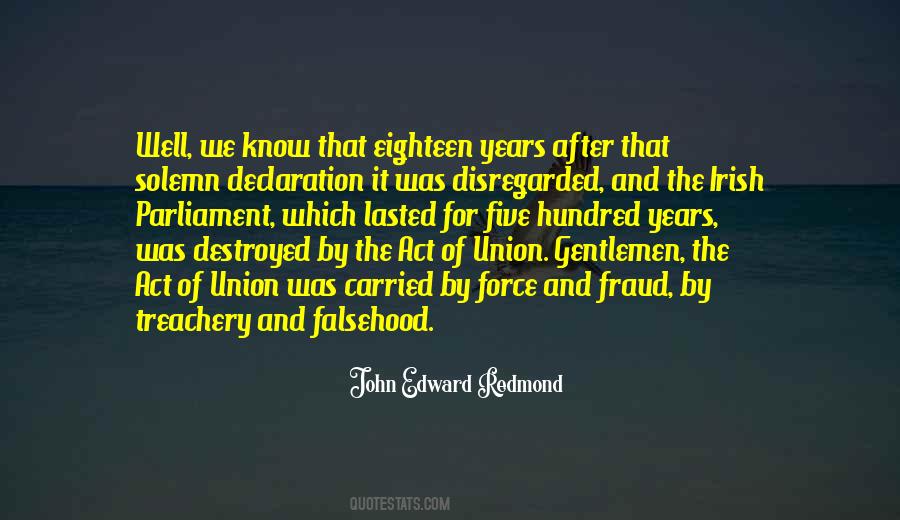 Irish Parliament Quotes #752031