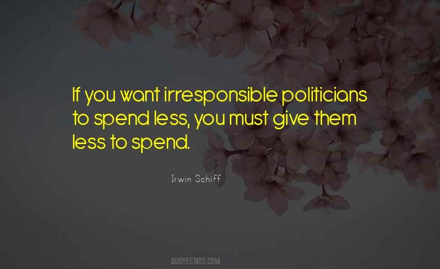 Irresponsible Quotes #1243916