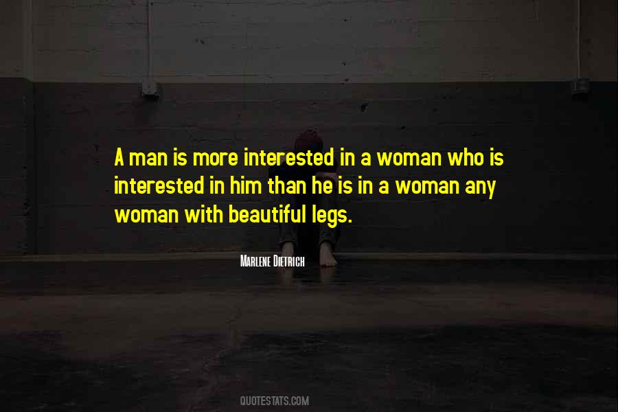 Is He Interested Quotes #651266