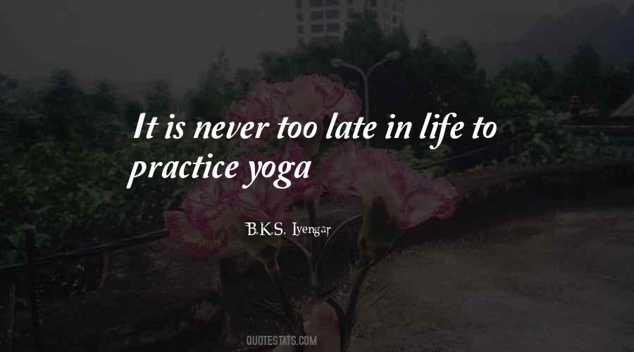 Is Never Too Late Quotes #1114559