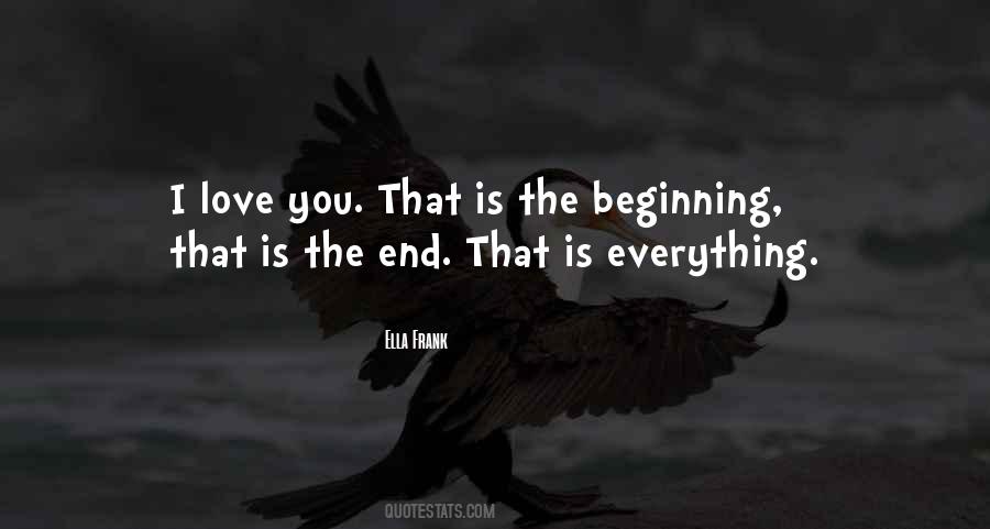 Is The End Quotes #1061549