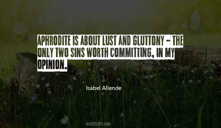 Isabel Allende Aphrodite Quotes #1255166