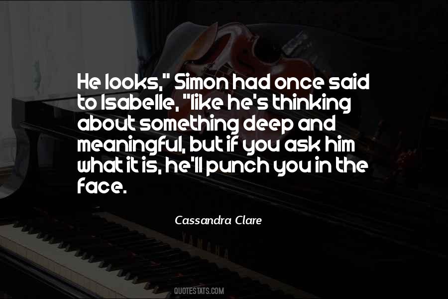 Isabelle Lightwood Simon Lewis Quotes #1709893