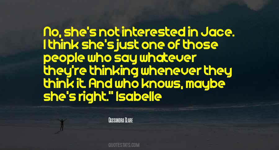 Isabelle Quotes #285487