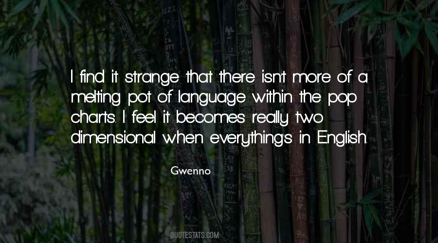 Isn't It Strange Quotes #951993