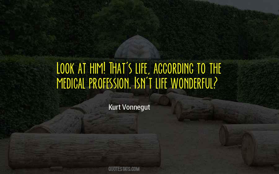 Isn't Life Wonderful Quotes #104186