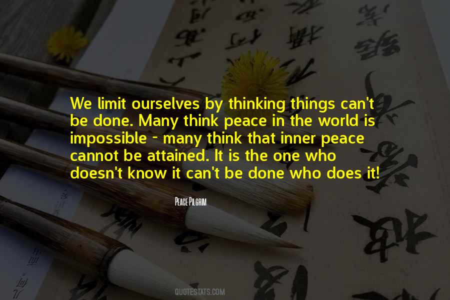 It Can't Be Done Quotes #1762150