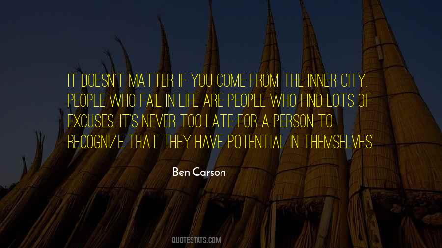 It Doesn't Matter If You Fail Quotes #317902