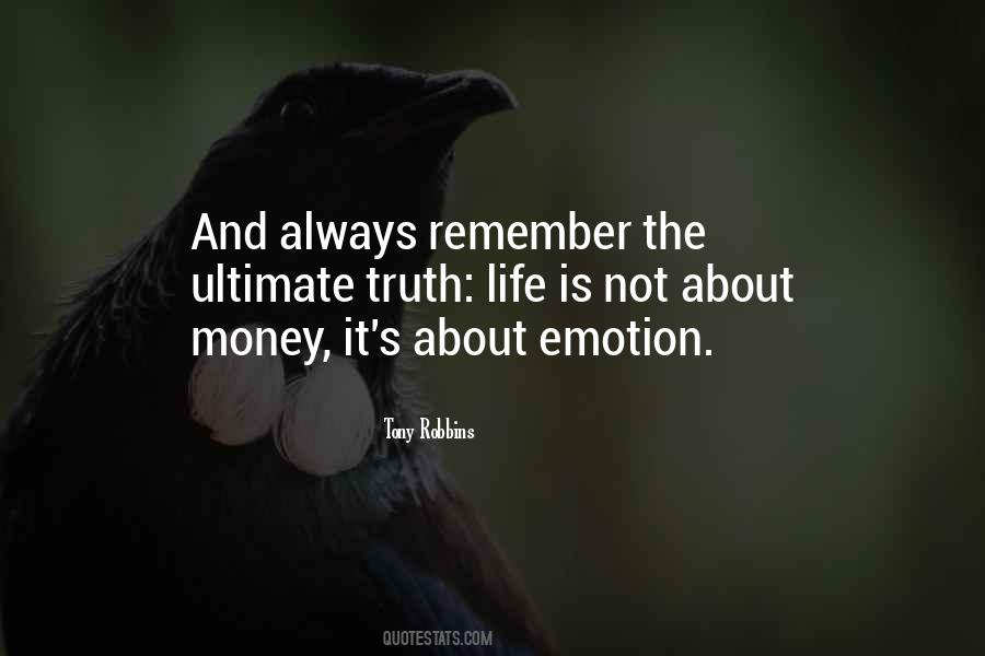 It Is Not About The Money Quotes #536933