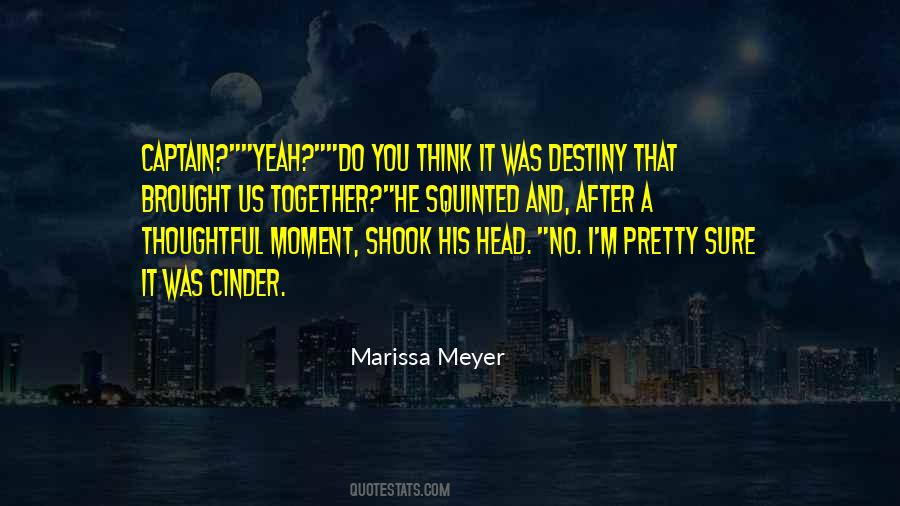 It Was Destiny That Brought Us Together Quotes #798015