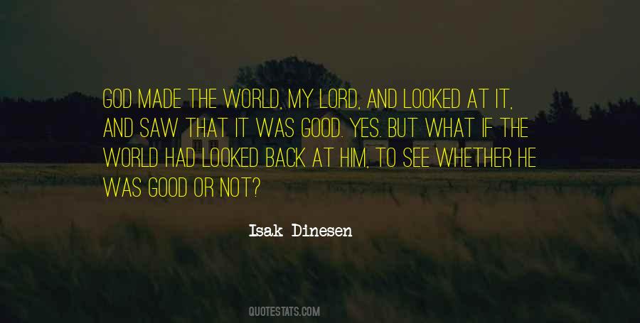 It Was Good Quotes #1631402