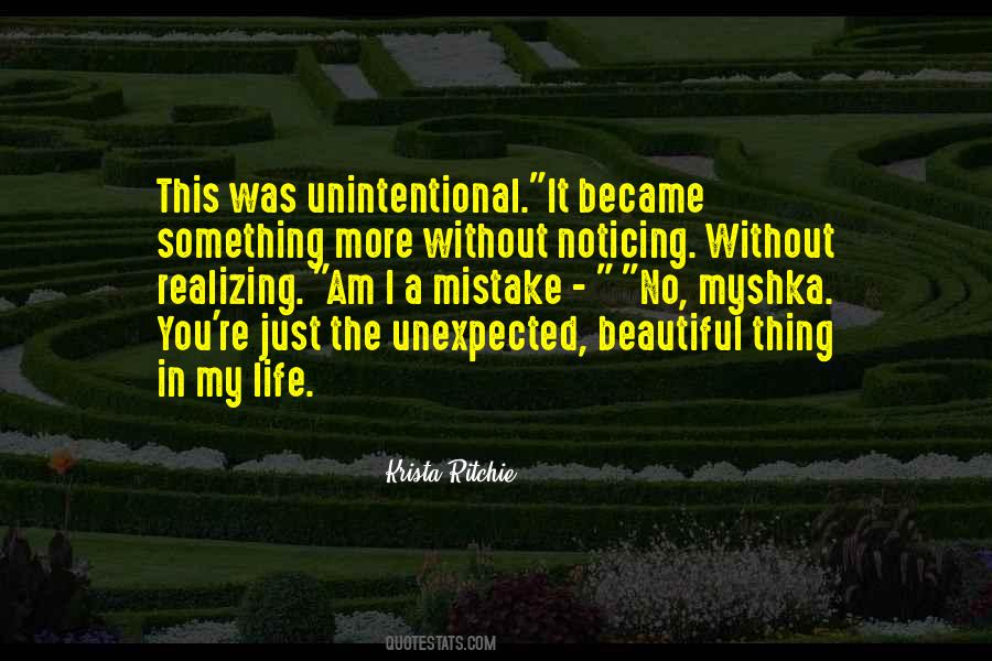 It Was Unexpected Quotes #1197290