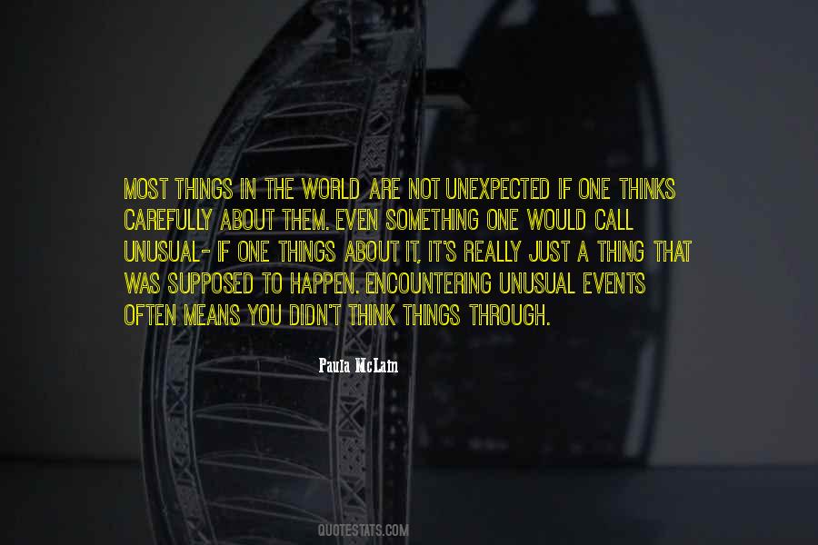 It Was Unexpected Quotes #1756712