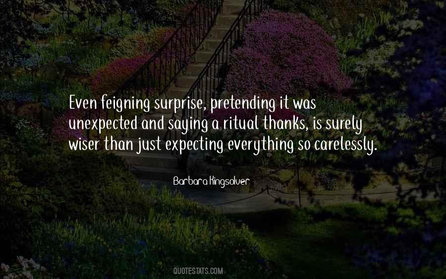 It Was Unexpected Quotes #1768117