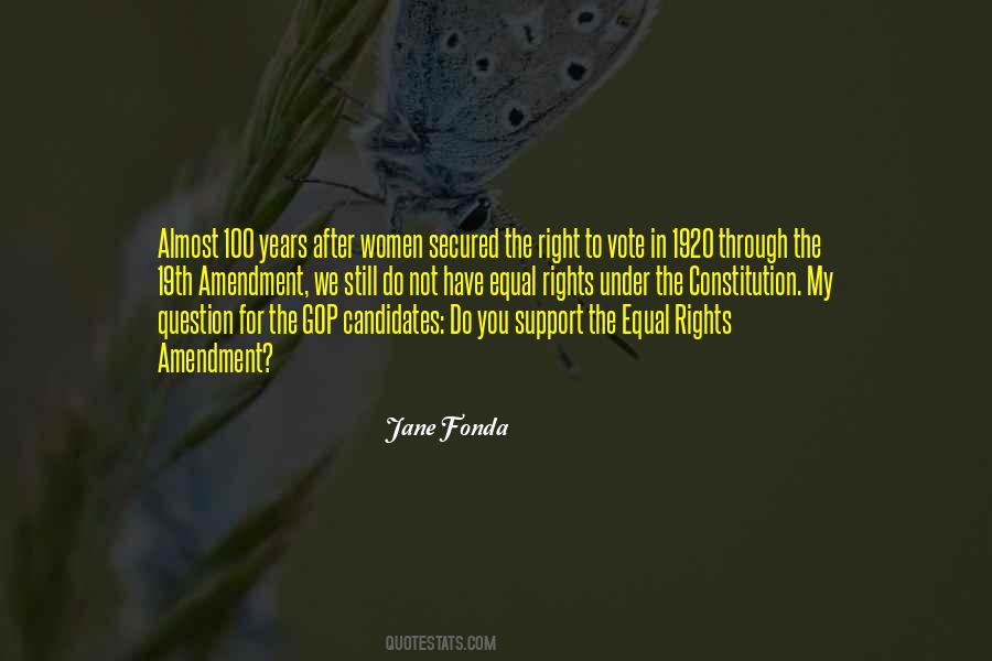 Quotes About The 19th Amendment #943983