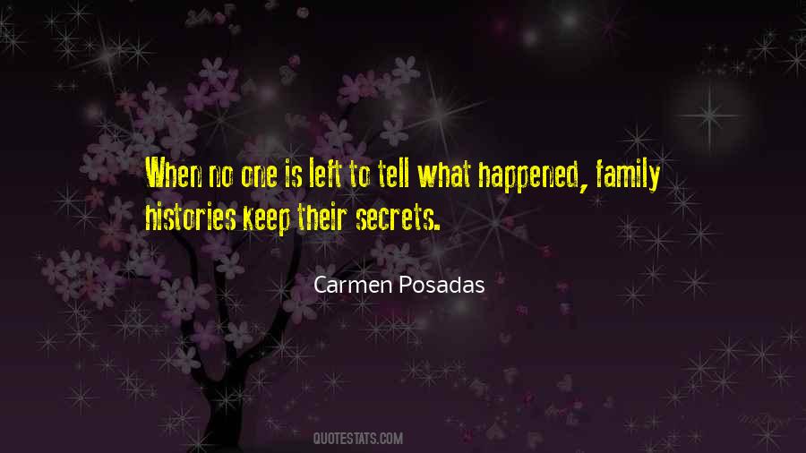 Quotes About Family Secrets #987309