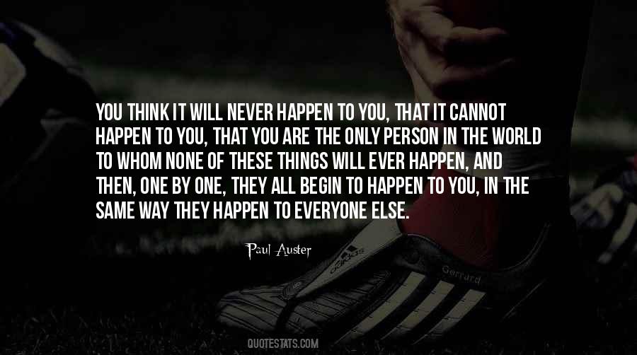 It Will Never Happen Quotes #1169741