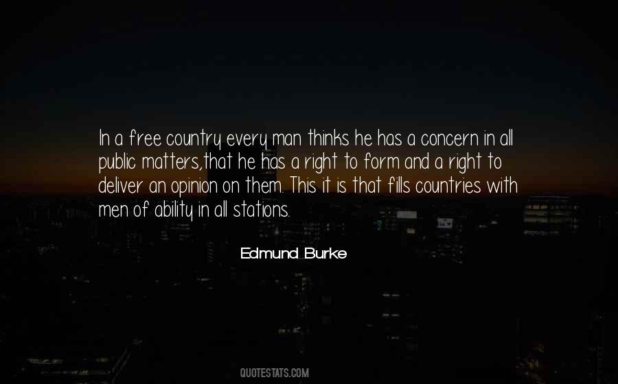 It's A Free Country Quotes #625027